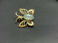 333er Gelbgold Brosche Anstecknadel Schmetterling Blautopas 140€* Niedersachsen - Barßel Vorschau