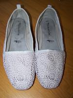 Ballerina*Damenslipper*Gr.40*TAMARIS*grau-beige* Rheinland-Pfalz - Nieder-Olm Vorschau