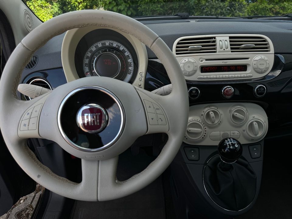 Fiat 500 1.2 47.000 KM 2013 Euro5 Panoramadach Klima PDC in Nürnberg (Mittelfr)