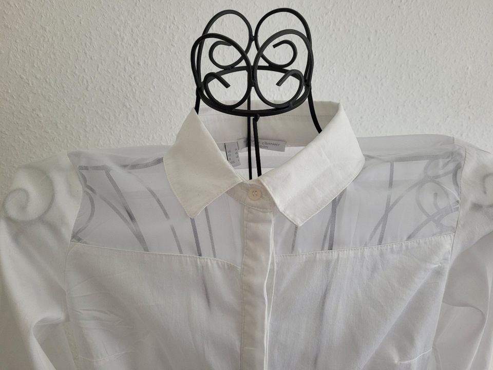 Elegante weiße Business Bluse oder Hemd in Wuppertal