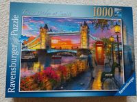 1000 Puzzle Ravensburger Dominic Davison Tower Bridge im Abendrot Niedersachsen - Geestland Vorschau