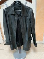 Schwarze Herren Lederjacke Größe 44/46 Retro Vintage Nordrhein-Westfalen - Kaarst Vorschau