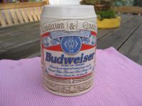 Bierkrug (0,5l ungeeicht) Budweiser AB,Label Stein 1995 Brasilien Baden-Württemberg - Weinheim Vorschau