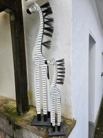 Afrika Deko Holzgiraffe Zebras Stoff Nordrhein-Westfalen - Meinerzhagen Vorschau