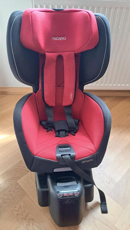 Kinder Autositz, Recaro Optiafix, 9-18 kg, Isofix, Testsieger in München