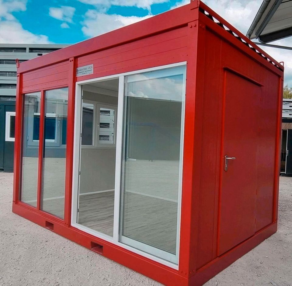 ► Perfekt für Singles - Singlewohnung - Wohncontainer neu kaufen ◄ 4 x 2,4 x 2,7 m Containermodul für Ferienwohnung - Alleine in den Urlaub reisen - Tiny House kaufen - Ausgebauter Container - Nueware in Brunnen