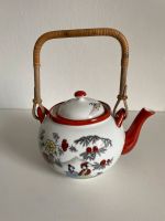 Chinesische Teekanne Keramik mit Holzhenkel und Malerei München - Trudering-Riem Vorschau