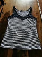 H&m schönes Top Gr L blau Spitze Stretch Nordrhein-Westfalen - Lünen Vorschau
