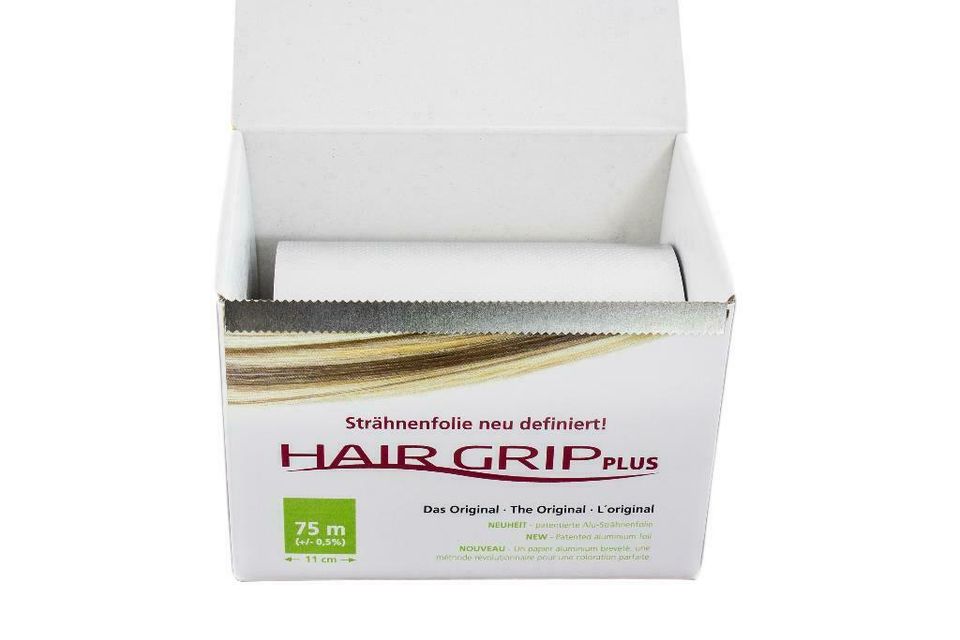 Alufolie, Strähnenfolie, Alusträhnenfolie, HairGrip PLUS, Friseur in Hanau