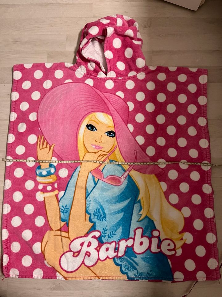Badeponcho, Bademantel, Strandtuch, Badetuch, pink, Barbie in Köln