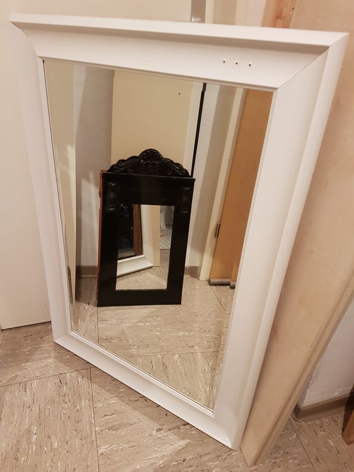 Facettenspiegel 110x78x4cm / Wandspiegel groß /Spiegel Weiß in Köln