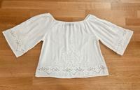 Hallhuber Bluse weiß 34 xs boho Tunika Stickerei Brandenburg - Lübben Vorschau
