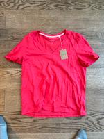 T-Shirt V-Neck rot/rosé Sillenbuch - Heumaden Vorschau
