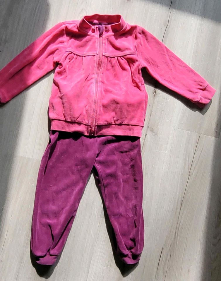 Jogginganzug Gr. 86/92 Mädchen Set Hose + Jacke in Gera