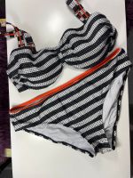 Rösch Bikini 42D schwarz weiß orange Schleswig-Holstein - Flensburg Vorschau