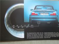 BMW M3 E46 Cabriolet 2001 Flyer katalog Broschüre Nordrhein-Westfalen - Minden Vorschau