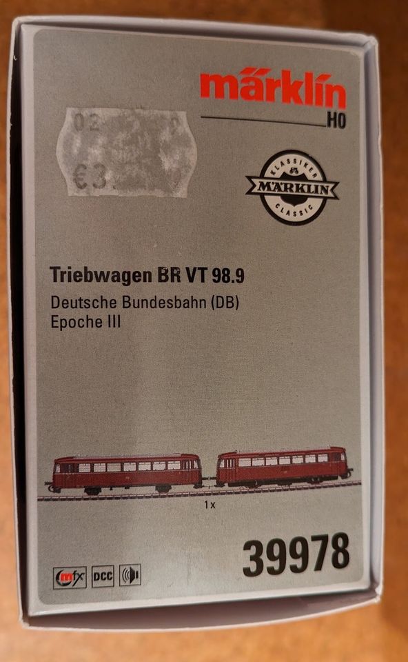 Märklin H0 - Triebwagen 39978 Fakten Versand Versand möglich 149. in Hamburg