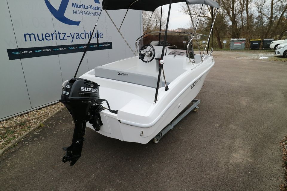 Infinity 455 MC - Motorboot NEU - mit Motor Suzuki 15PS in Rechlin