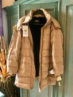 Zara Parka Jacke Gr.L beige-gold Hessen - Wiesbaden Vorschau