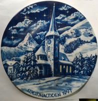 Weihnachtsteller, Jahresteller "Kirche zu Zermatt Matterhorn 1997 Rheinland-Pfalz - Braubach Vorschau