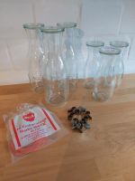 6 Stück Original Weck Flaschen/Gläser mit Deckel, Nordrhein-Westfalen - Leopoldshöhe Vorschau