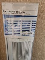 Ovp Fauxwood jalousie 1m x 1,60m weiß Nordrhein-Westfalen - Lage Vorschau