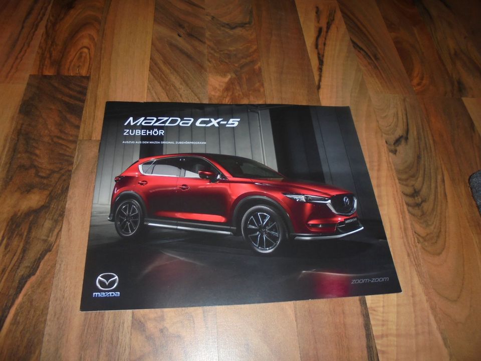 Mazda CX-5 Zubehör Prospekt von 5/2017 mit 16 Seiten + neuwertig