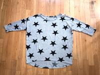 Only Strick-Shirt XL grau Sterne Kurzarm-Pullover Berlin - Lichterfelde Vorschau