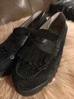 Maripe Schuhe Loafer, Gr 41, schwarz, Leder, wie neu!! Niedersachsen - Bückeburg Vorschau