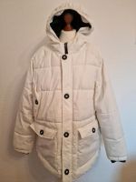 Lange,weiße Winterjacke mit Kapuze, UNISEX,Wasserabweisend, XXL, Nordrhein-Westfalen - Langenfeld Vorschau