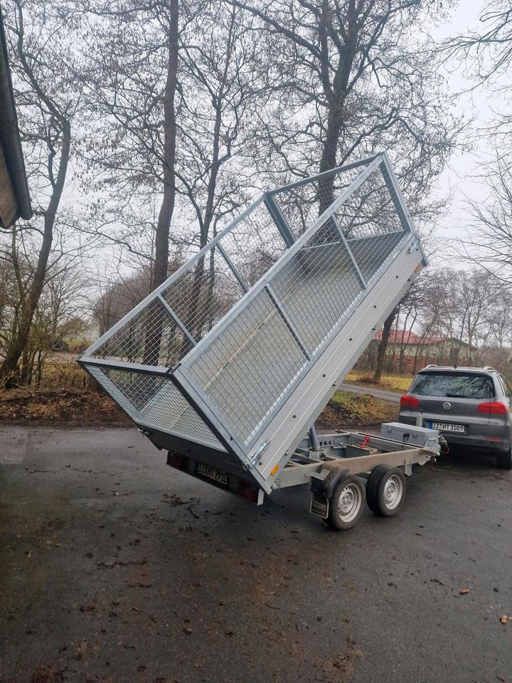 3 Seiten Kipper zu vermieten 2700kg, Auffahrampen, Laubgitter in Wittenbergen b. Kellinghusen