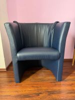 Kunstleder Sessel dunkelblau - guter Zustand Köln - Merkenich Vorschau