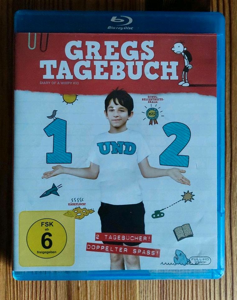 Blu Ray Kinder Gregs Tagebuch 1 und 2 in Abensberg