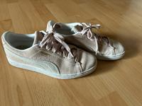 Sneaker Puma Wildleder rosa weiß 38,5 Hessen - Bad Homburg Vorschau