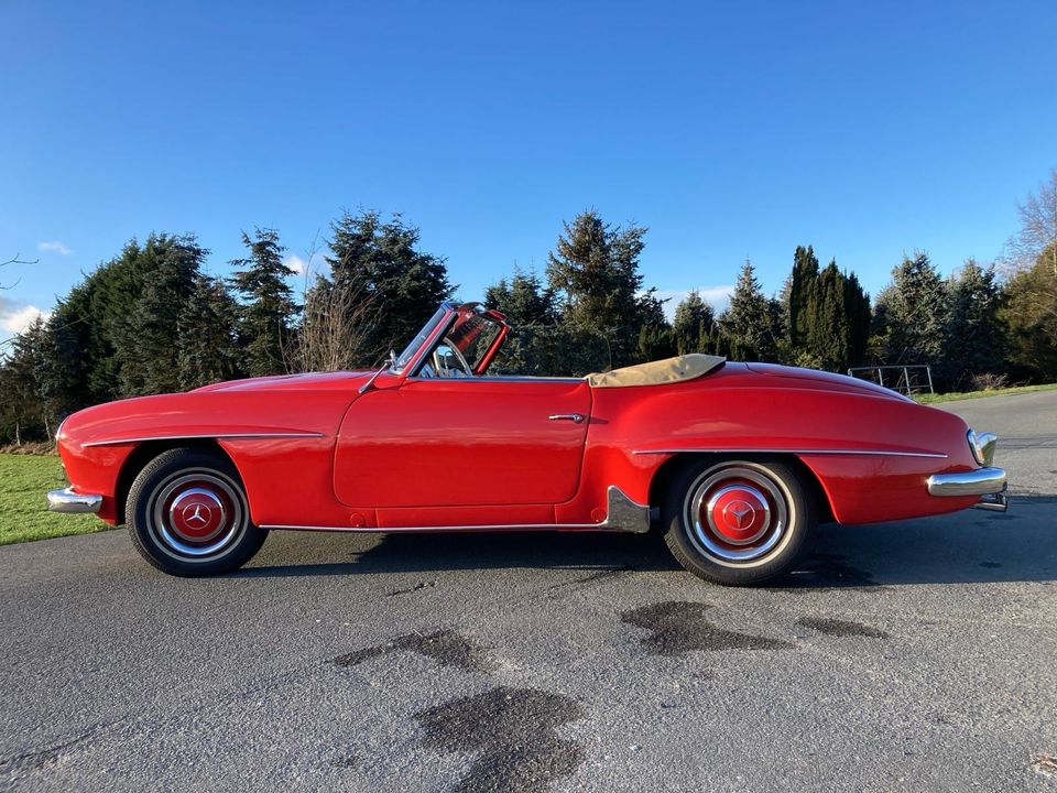 Mercedes 190 SL 3/1956, Mille Miglia tauglich in Apen