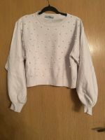 Pullover Sweatshirt Zara Gr. S Perlen Rosé Glockenärmel Niedersachsen - Edemissen Vorschau