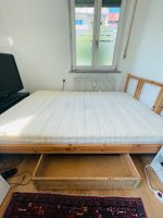 Ikea Bett (140x200) aus Holz inkl. Matratze und Ausziehfach Baden-Württemberg - Ulm Vorschau