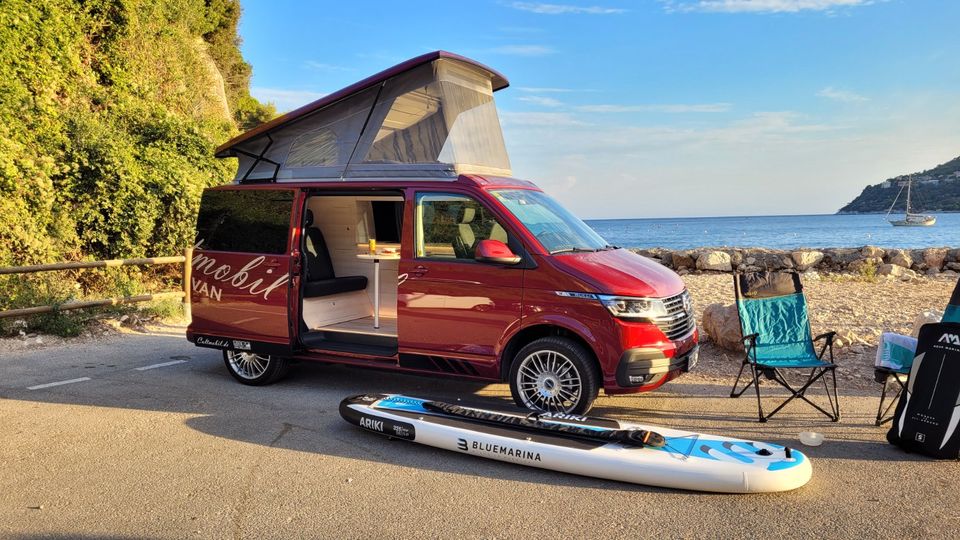 Sonderpreis Aufstelldach SCA 290 Fortana rot lackiert Einbau VW T5 T6 6.1 Bus - möglich bei Ihrem Transporter, Kombi, Caravalle oder Multivan - mit Open Sky und Tellerfedersystem Nachrüstung in Syke