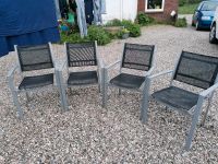 4 Aluminium Garten Stühle Schleswig-Holstein - Kletkamp Vorschau