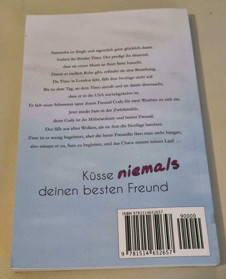 Küsse niemals deinen besten Freund - BUCH - Liebesroman in Tirschenreuth