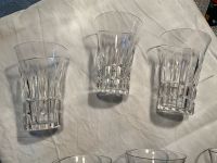6 Gläser mit Schliff für Aperitif, als Wasserglas Bleikristall? Saarland - Großrosseln Vorschau