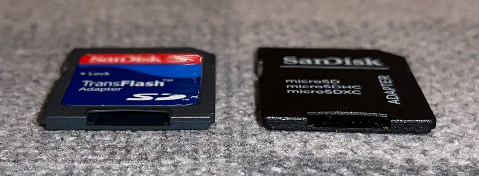 SanDisk - 2x Adapter - microSD / SDHC / SDXC auf SD Speicherkarte in Dormagen