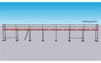 Plettac - Gerüst Komplettpaket 75qm - Feldlänge 2,50m -Länge 17,50m - Arbeitshöhe 4,30m - 70qm,80qm Hessen - Eschenburg Vorschau