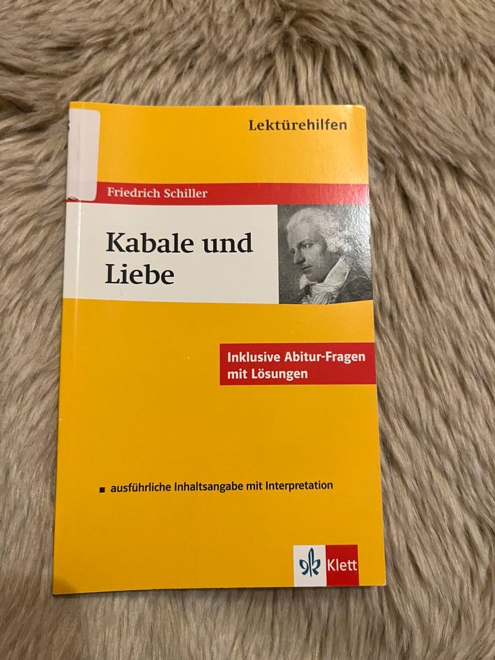 Lektürenhilfe, Interpretationshilfe Kabale und Liebe in Paderborn