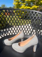 Elegante Gabor Absatzschuhe Silber Glitzer - Größe 36,5 - nur 1x! Thüringen - Greiz Vorschau