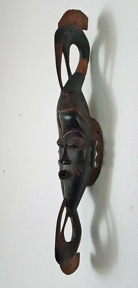 Afrika 60cm Vogel Maske Holz Safari Massai Tribal Art geschnitzt in Nürnberg (Mittelfr)