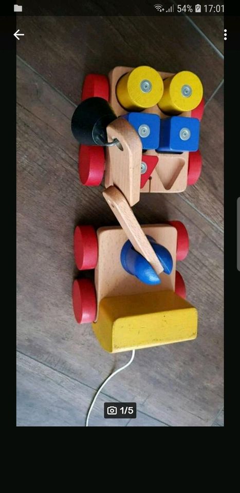 Holzspielsachen Babyspielsachen Memory Puzzle Goki HABA Eichhorn in Königheim