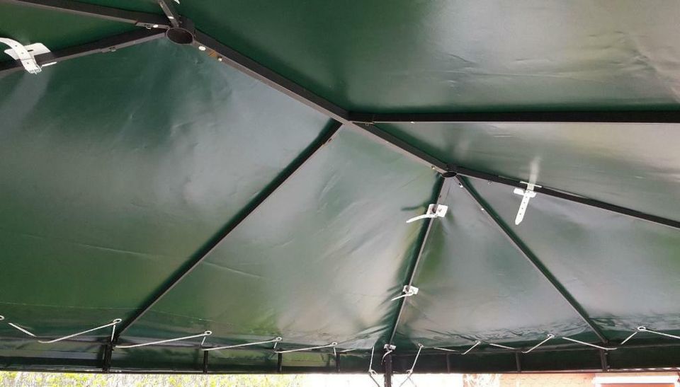 Pavillondach/Dachplane/Ersatzdach aus LKW Plane Wasserdicht 3x3 m in Am