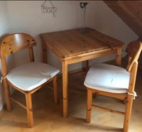 Tisch und zwei Stühle - Vollholz Bayern - Untermerzbach Vorschau