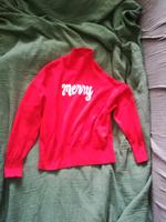 X-Mas Pullover "Merry" Gr. S rot grau bestickt München - Hadern Vorschau